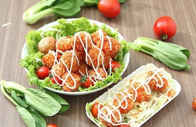 VIÊN HẢI SẢN MIX 2 VỊ - 500GR