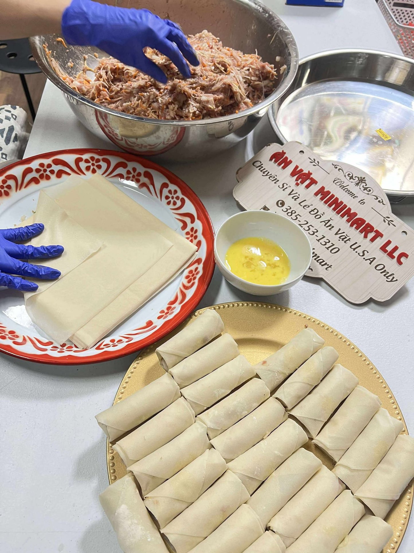 CHẢ GIÒ TÔM THỊT - (20 CUỐN)