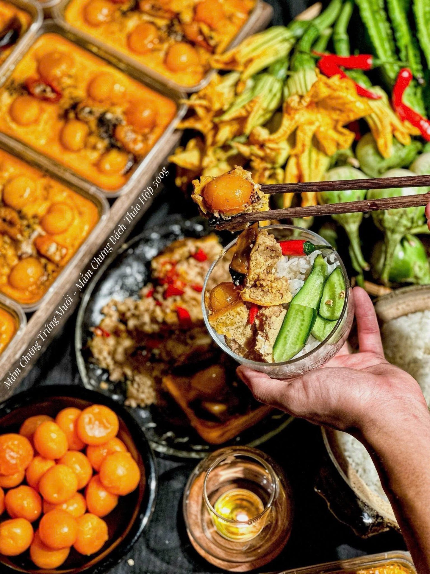 MẮM CHƯNG TRỨNG MUỐI BÁCH THẢO - 500GR