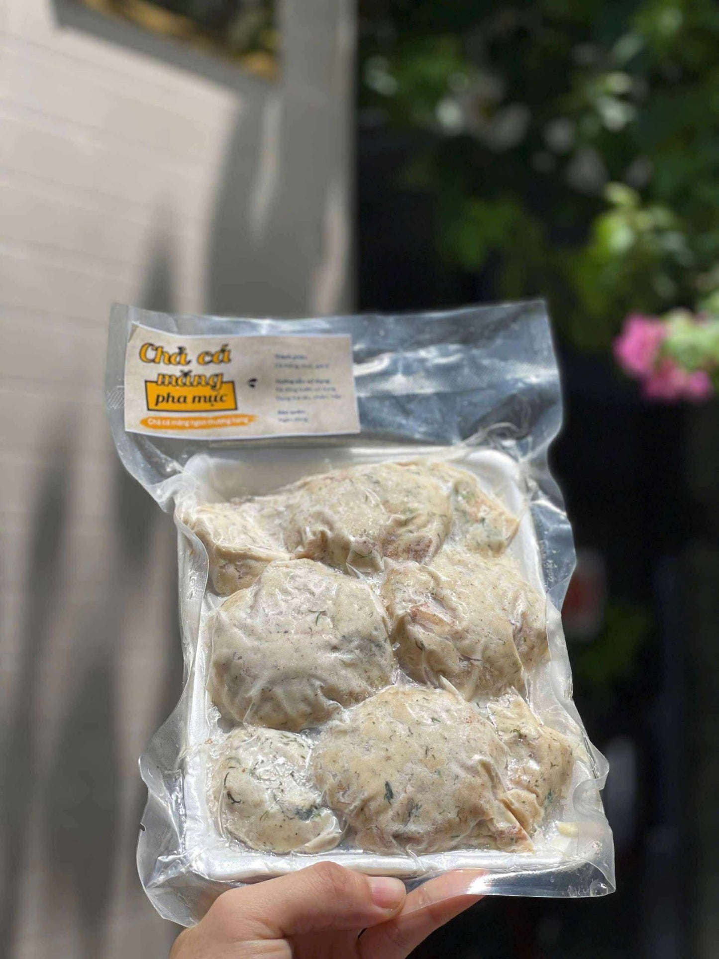 CHẢ CÁ MĂNG PHA MỰC - 500GR