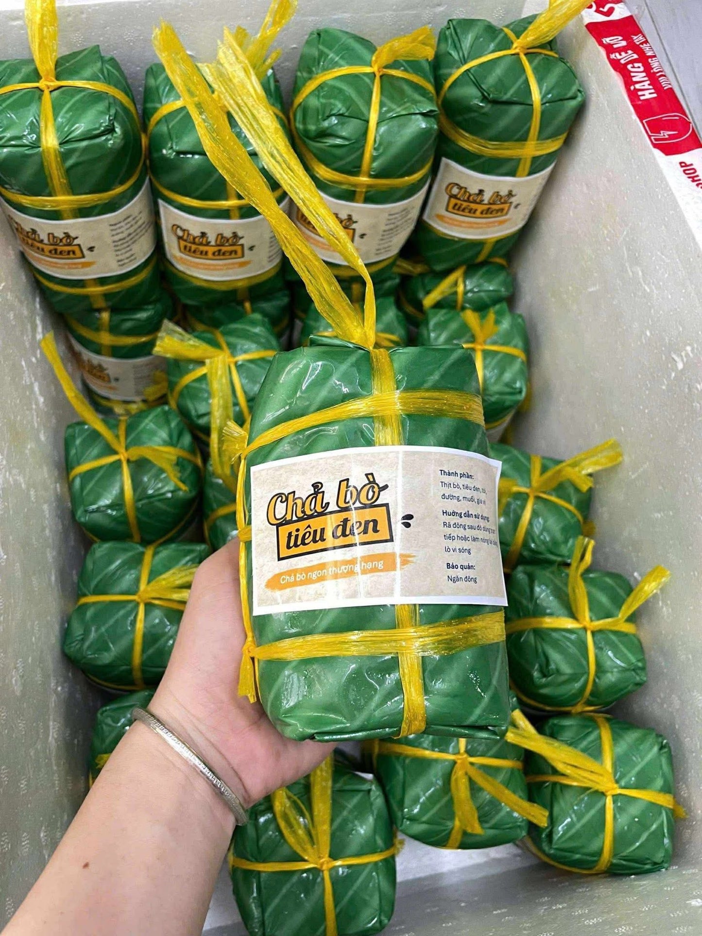 CHẢ BÒ TIÊU ĐEN - 500GR