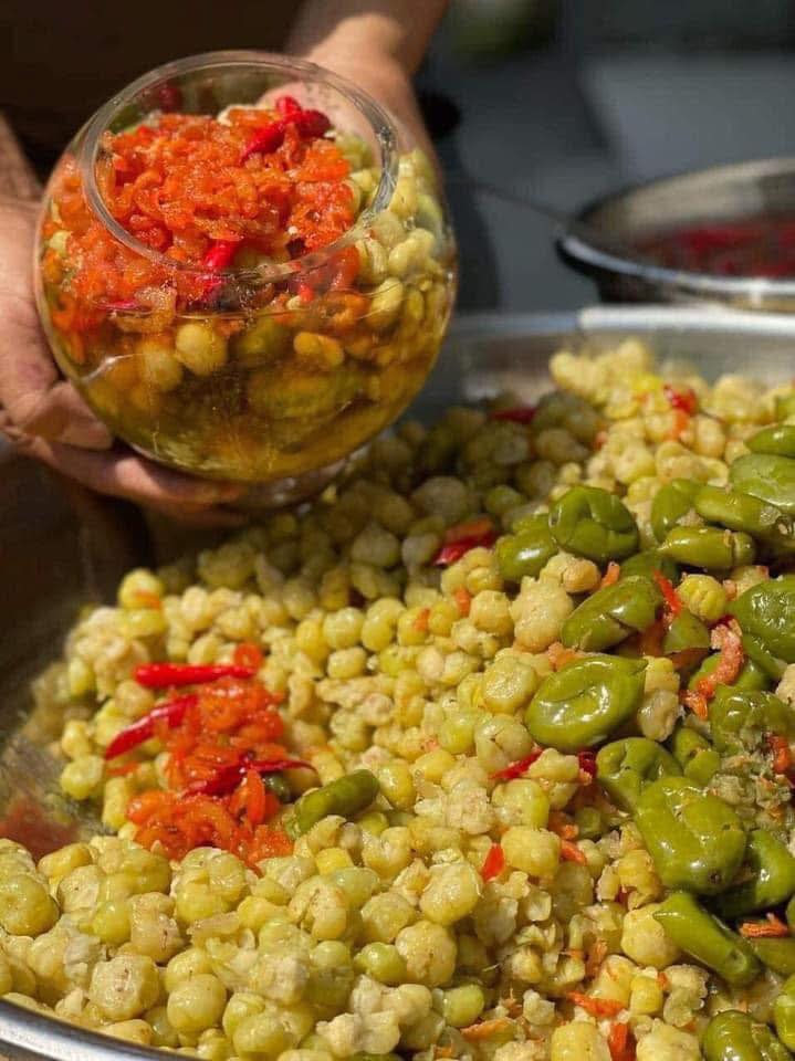 CÀ NA CHÙM RUỘT ĐÂM MẮM TÔM KHÔ - 500GR