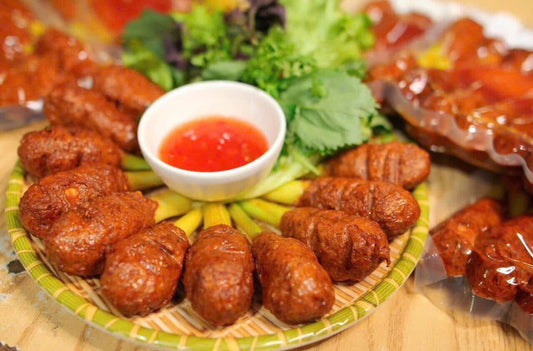 NEM BÒ NƯỚNG SẢ - 500GR