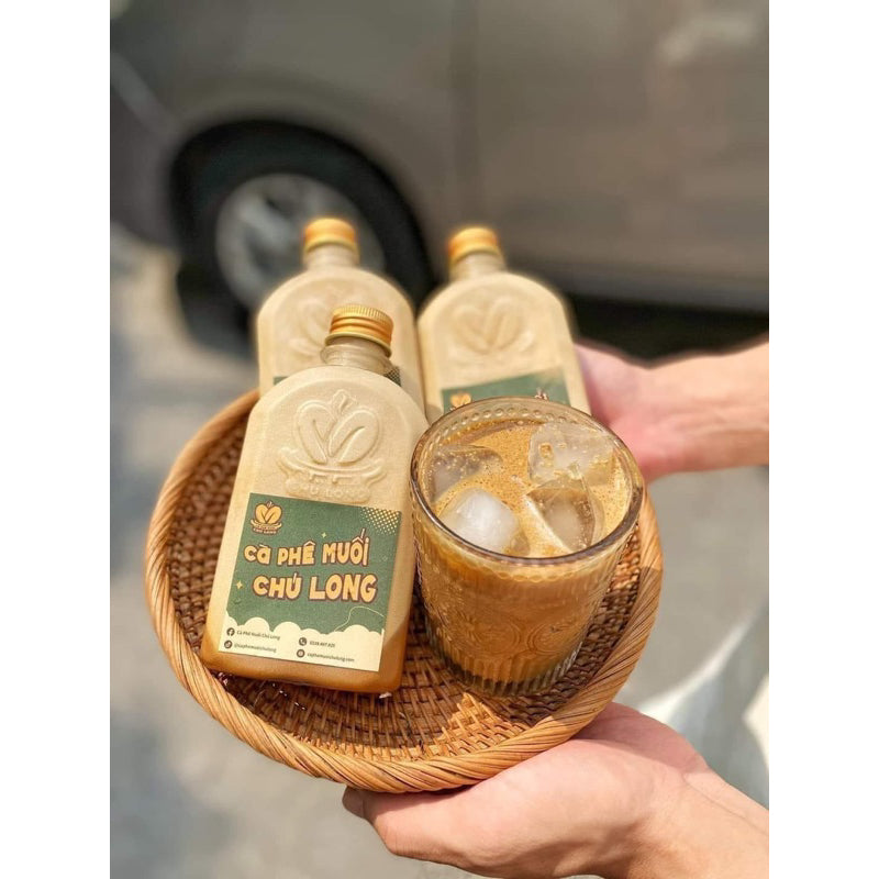 CÀ PHÊ MUỐI CHÚ LONG - CHAI 330ML