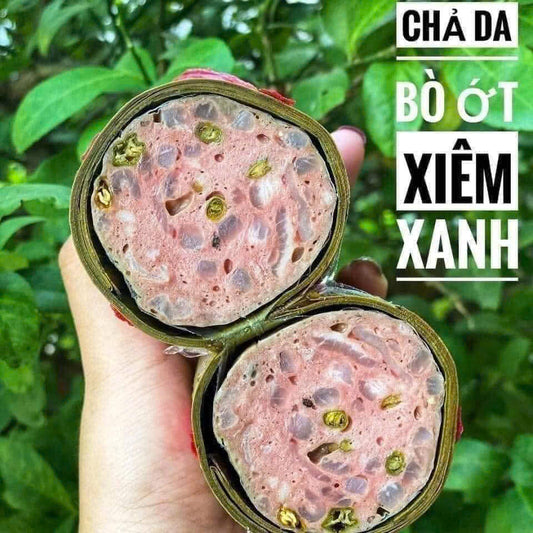 CHẢ BÒ ỚT XIÊM XANH - 500GR